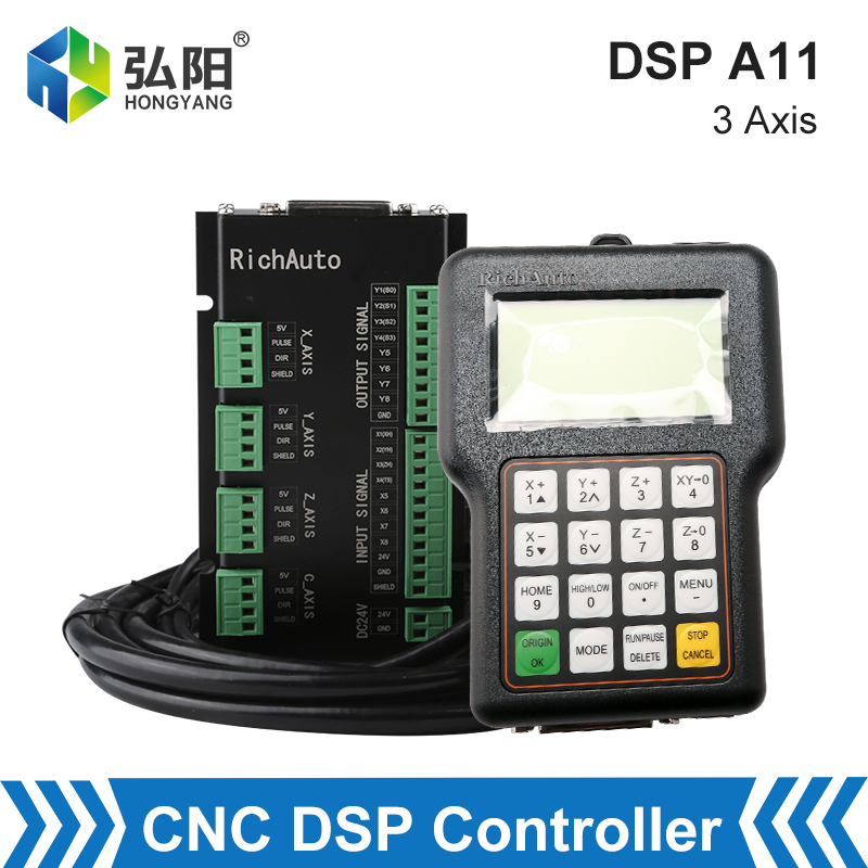 Richauto A11 Dsp Controller 3 Axis - Controller CNC Richauto DSP A11 sistema