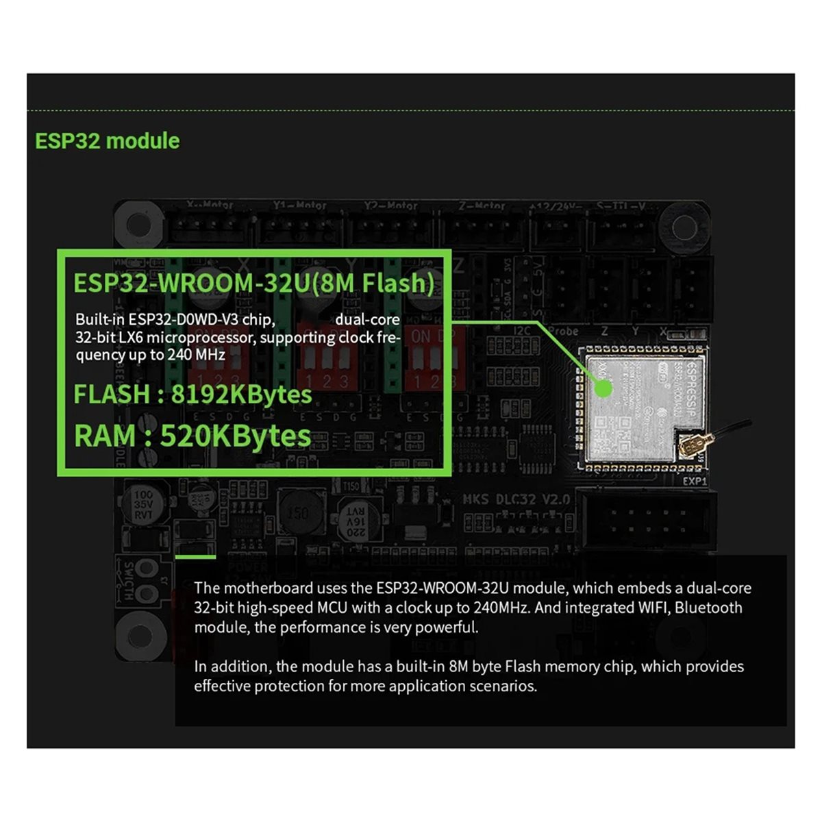 Grbl 32 Bit Control Board Offline Display - [VALUE PACK] Scheda di Controllo Offline