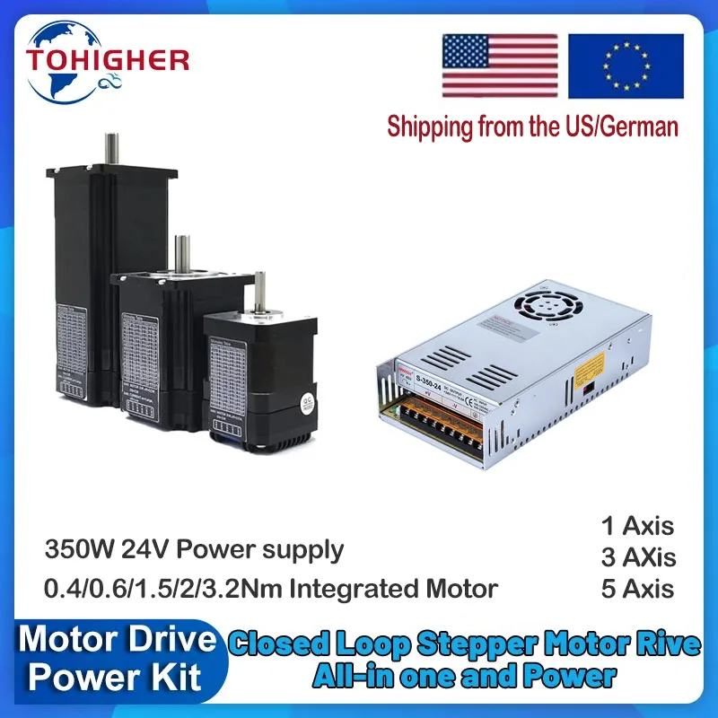 Nema 23 Closed Loop Stepper Motor Driver Kit - Nema17 Nema23 Driver motore passo-passo Potenza