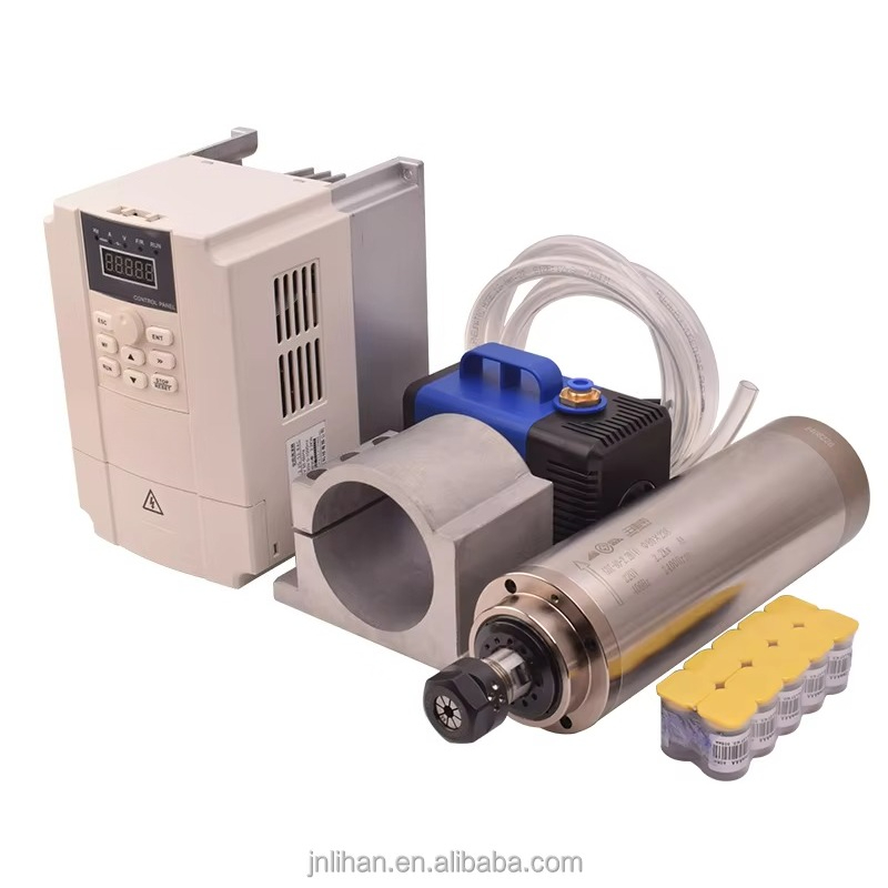 2.2Kw Water Cooled Spindle Kit Vfd - 2.2KW 220V Raffreddato ad Acqua Macchina
