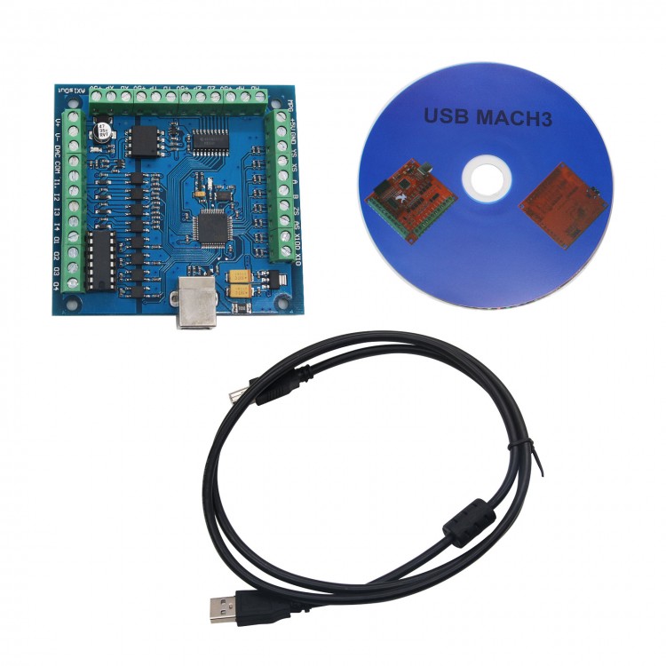 Mach3 Usb Cnc Controller 4 Axis 100Khz - Scheda Controller CNC USB a 4