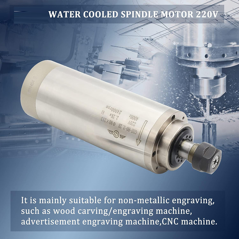 Er20 Collet Chuck Spindle Motor 220V - 2.2KW 1.5KW Motore Mandrino CNC 220V