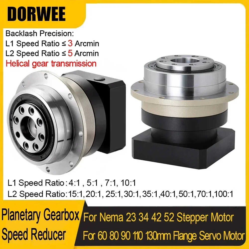 Planetary Gearbox Reducer Nema 23 34 - Riduttore di uscita flangia elicoidale ad