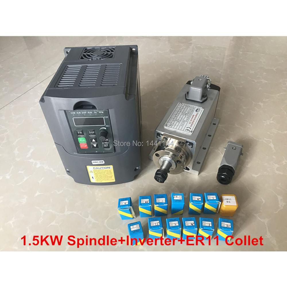 Kit motore mandrino raffreddat - Air Cooled 1.5Kw Spindle Motor Inverter 110V recensione e prezzo
