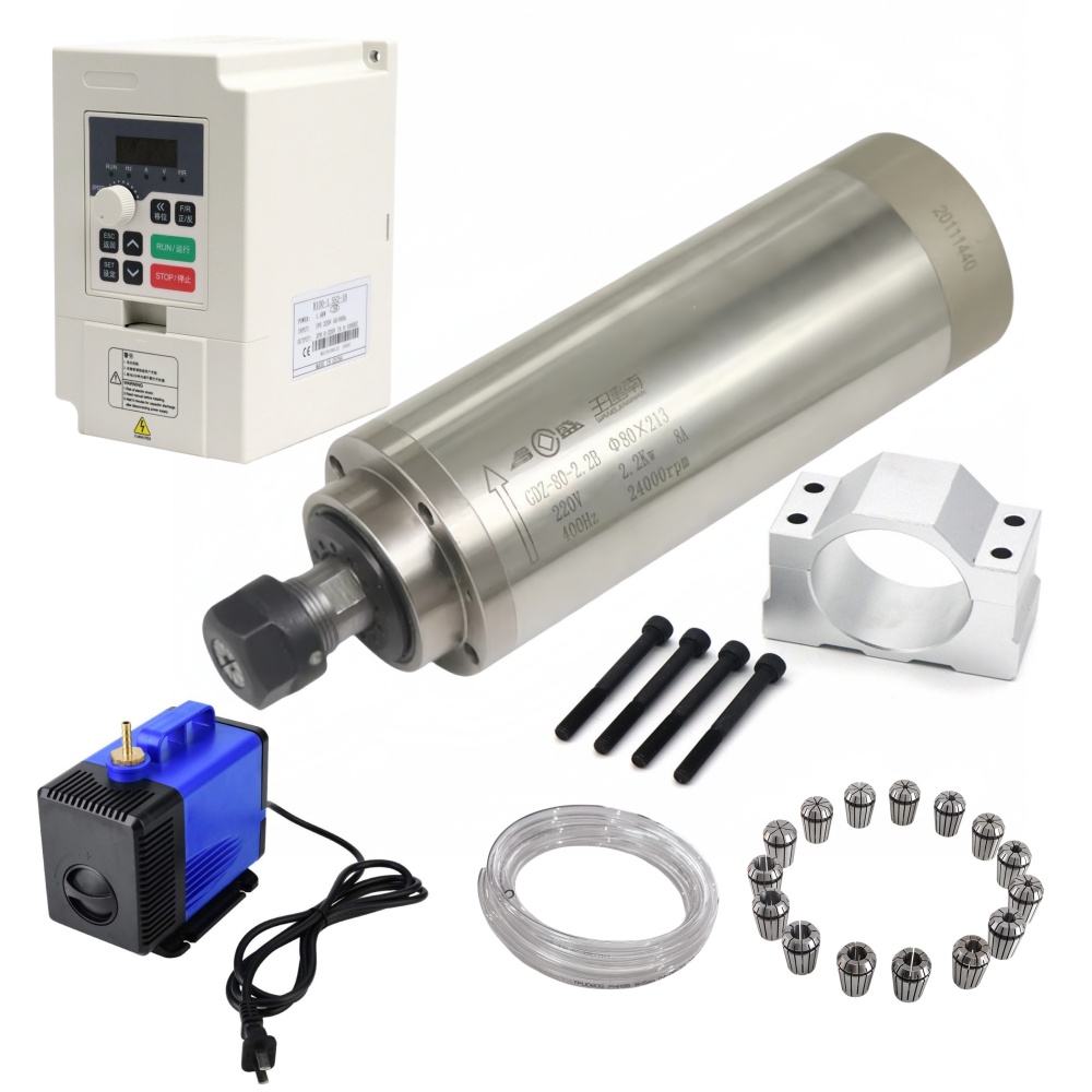 Kit CNC con Motore Mandrino Ra - 2.2Kw Water Cooled Spindle Kit Vfd recensione e prezzo