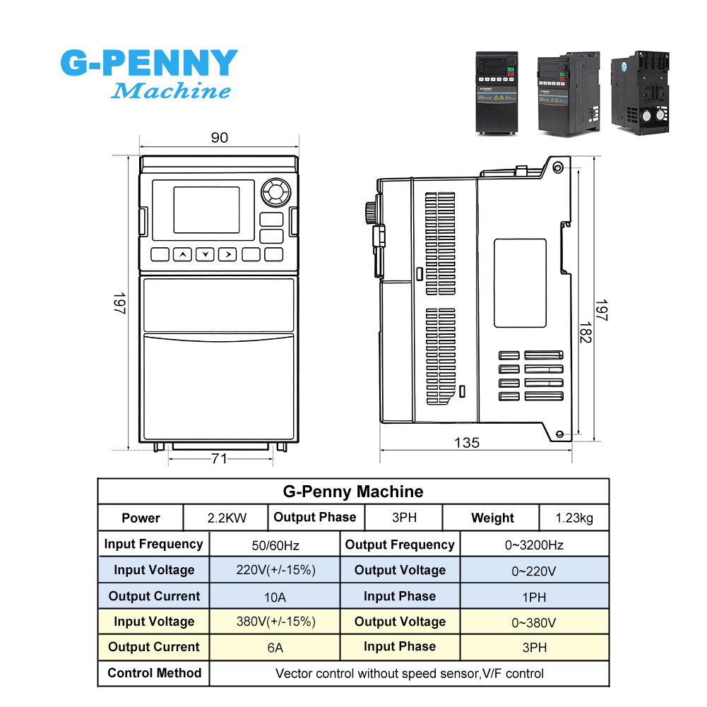 G-Penny 2.2kw ER20 Kit mandrin - 2.2Kw Water Cooled Spindle Kit Vfd recensione e prezzo