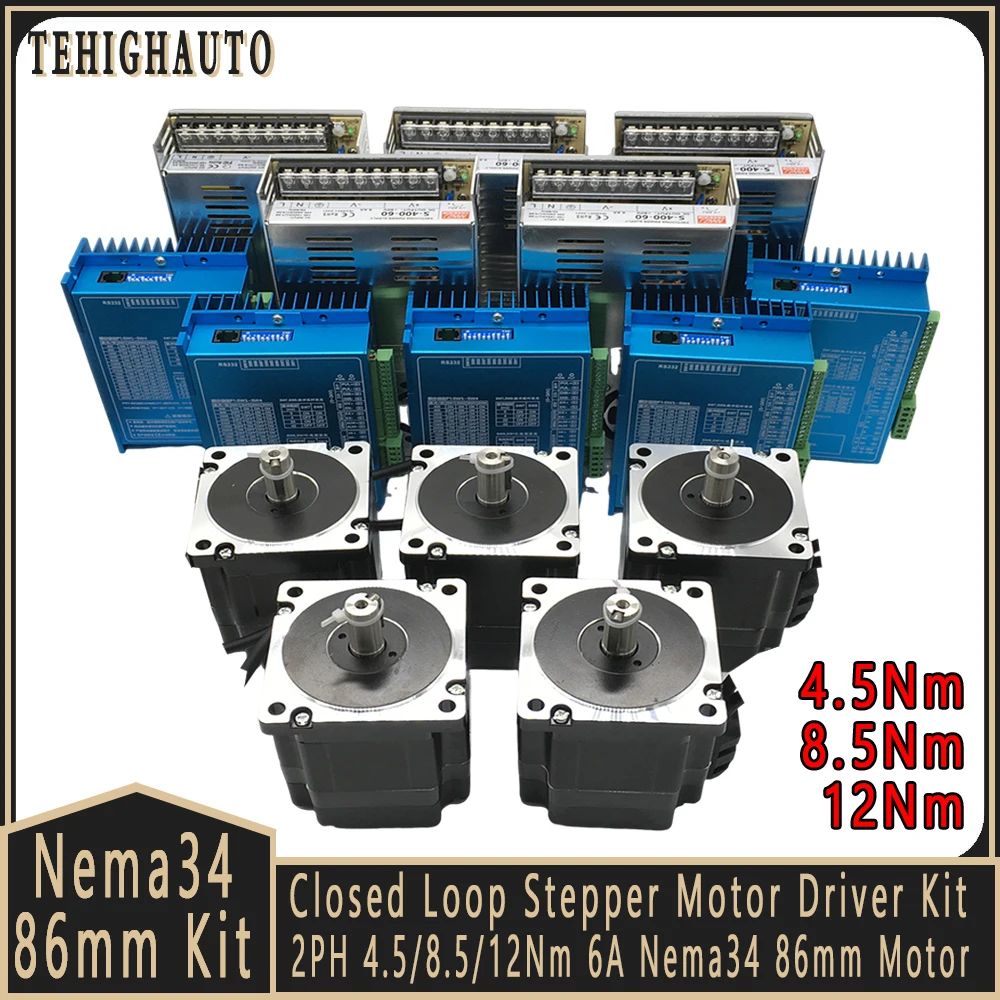Kit motore passo-passo ad anel - Hybrid Servo Driver Nema 34 8.5Nm recensione e prezzo