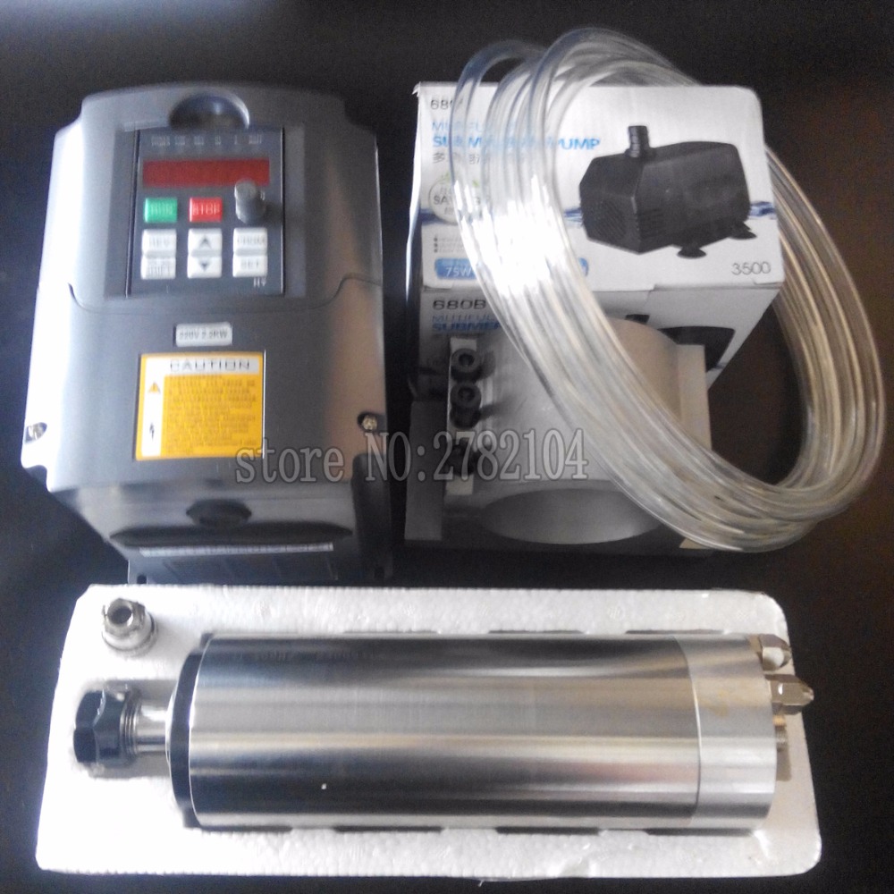 Kit mandrino raffreddato ad ac - 2.2Kw Water Cooled Spindle Kit Vfd recensione e prezzo