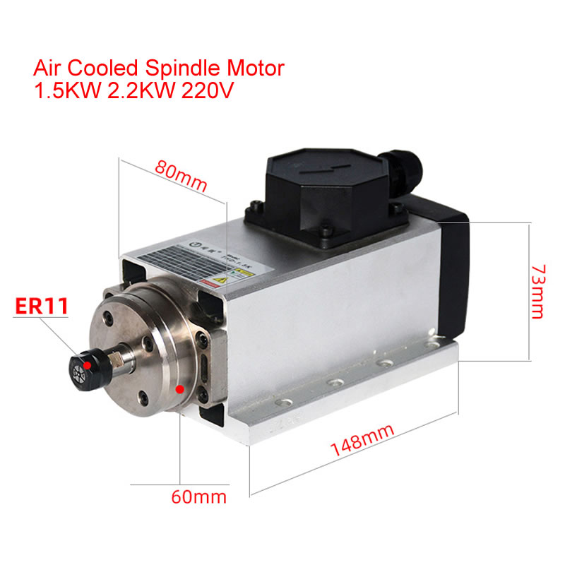 800W 1.5W 2.2KW 3.5KW 4.5KW 6K - Er20 Collet Chuck Spindle Motor 220V recensione e prezzo