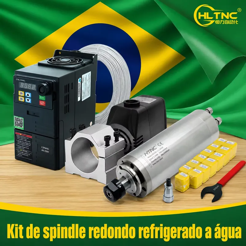 Mandrino raffreddato ad acqua  - 2.2Kw Water Cooled Spindle Kit Vfd recensione e prezzo